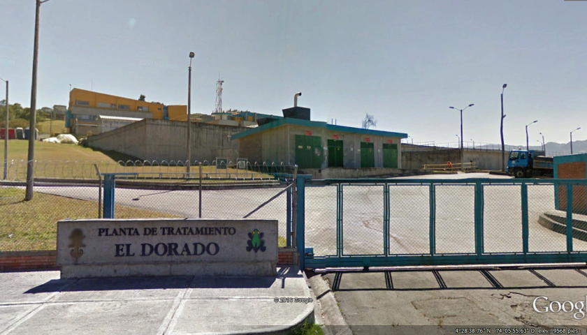 2. PTAP El Dorado, Entrada – Fuente Google Earth